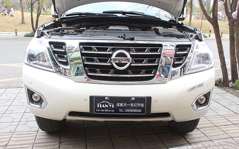 成都天一車燈途樂改LED雙光透鏡實(shí)拍