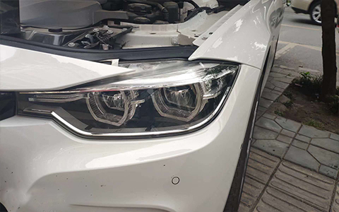 寶馬3系車(chē)燈改裝LED雙光透鏡