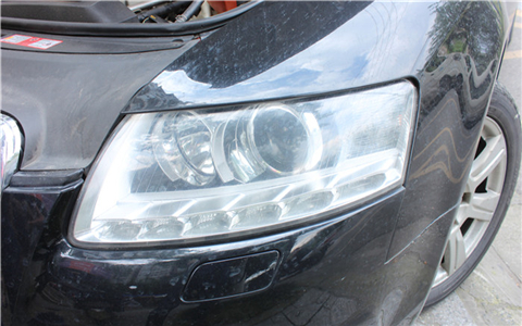 奧迪A6L車燈升級改裝LED雙光透鏡