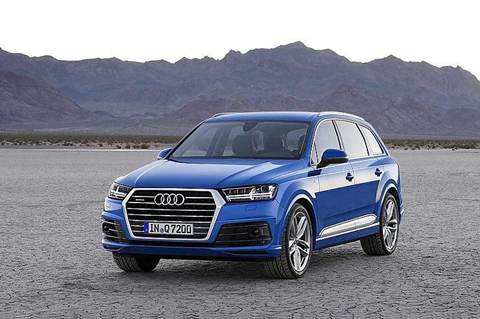 成都天一車燈奧迪Q7車燈改裝LED透鏡