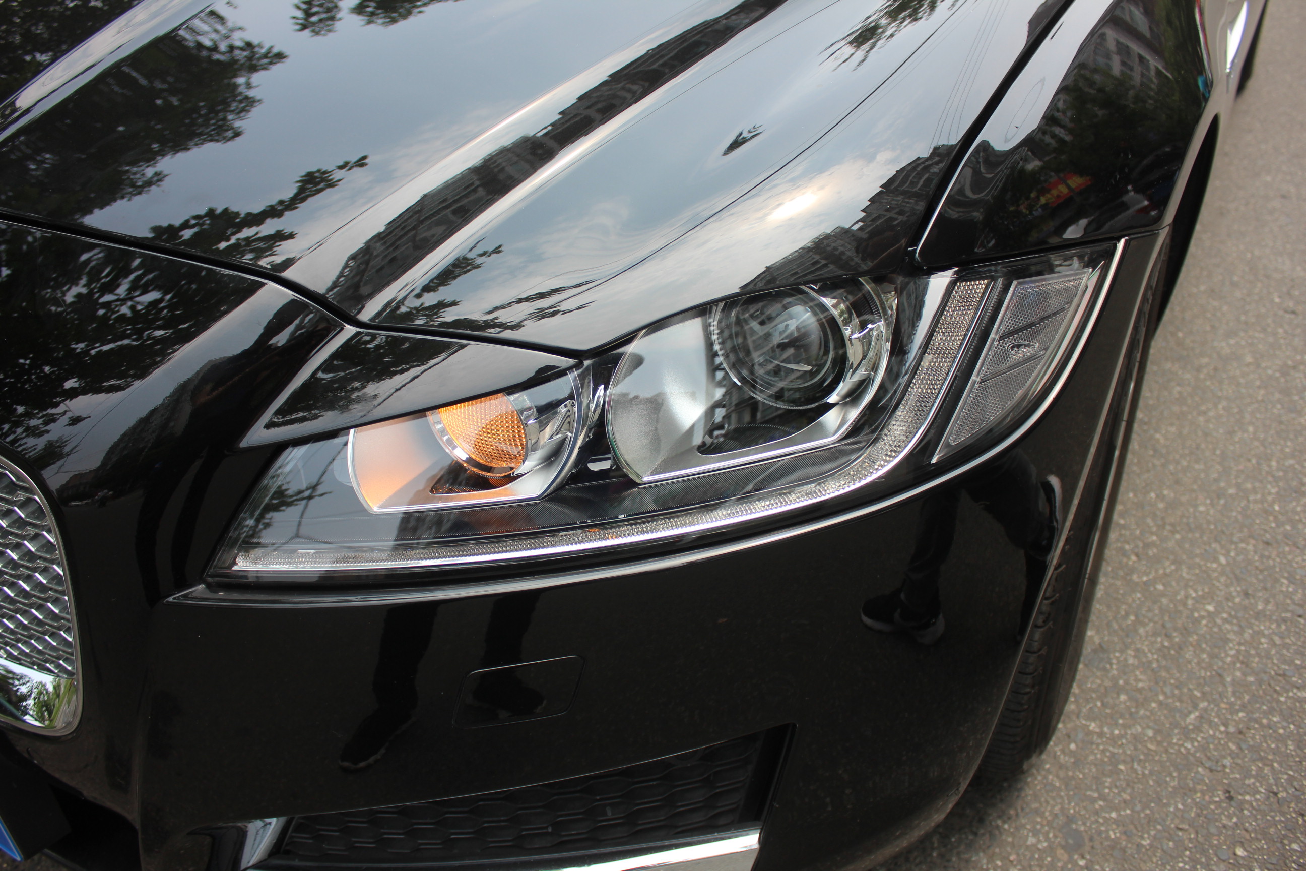 捷豹XF改燈效果展示