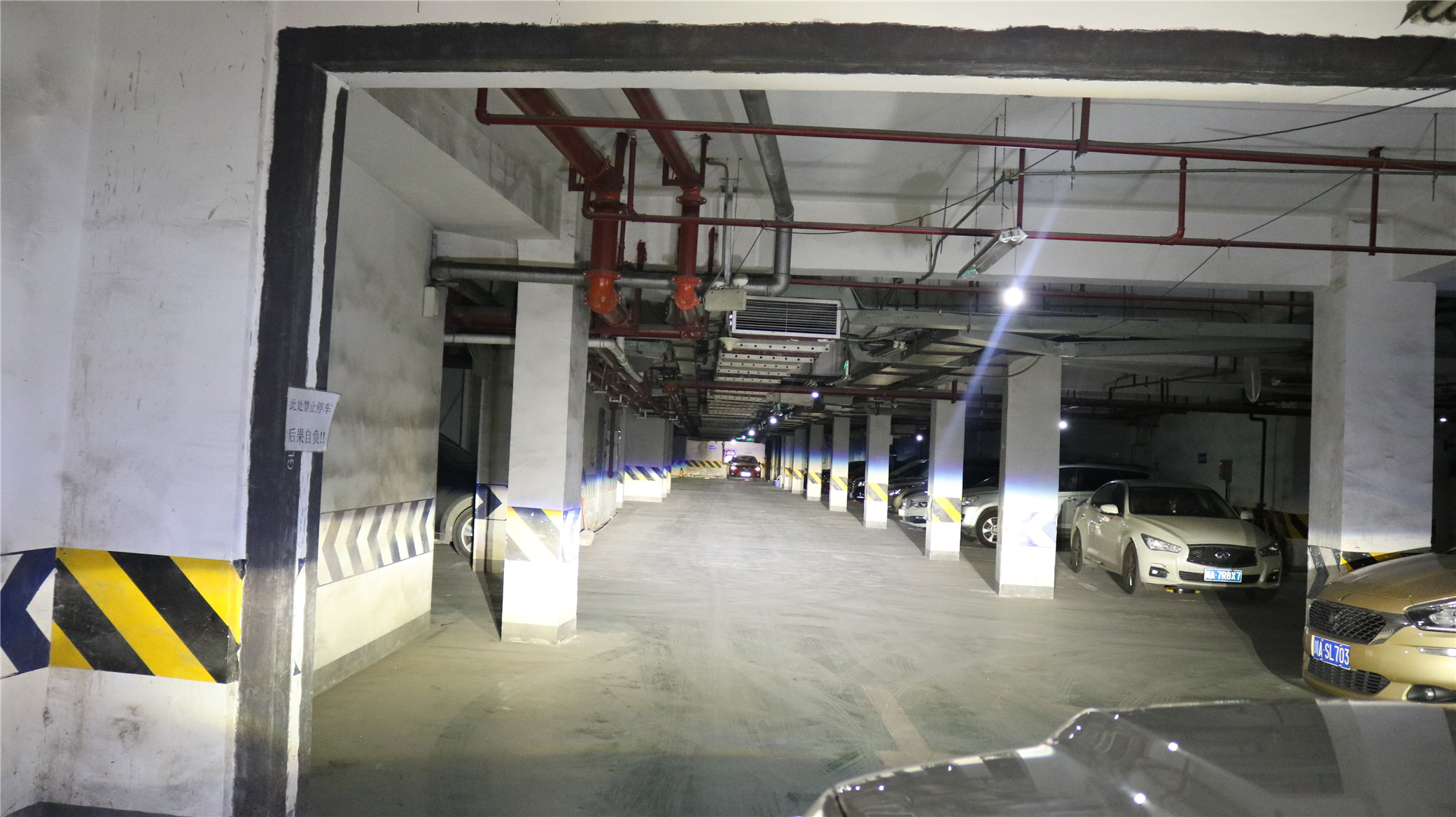 改裝后近光效果實拍