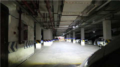 天一車燈飛度改裝米石LED透鏡近光效果實(shí)拍