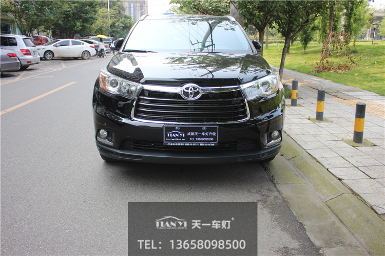 成都天一車燈漢蘭達車燈改裝效果