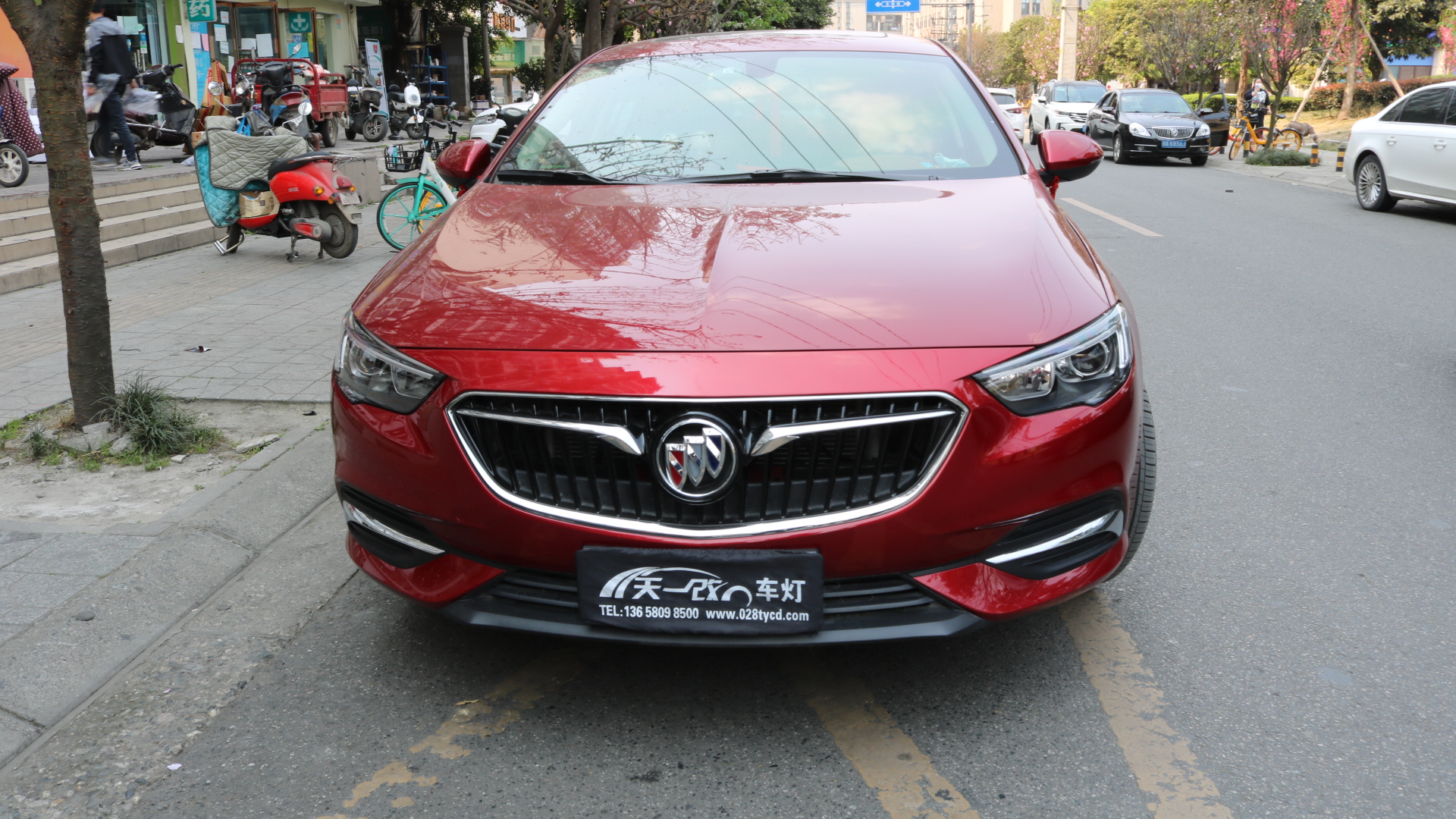 成都天一改車燈