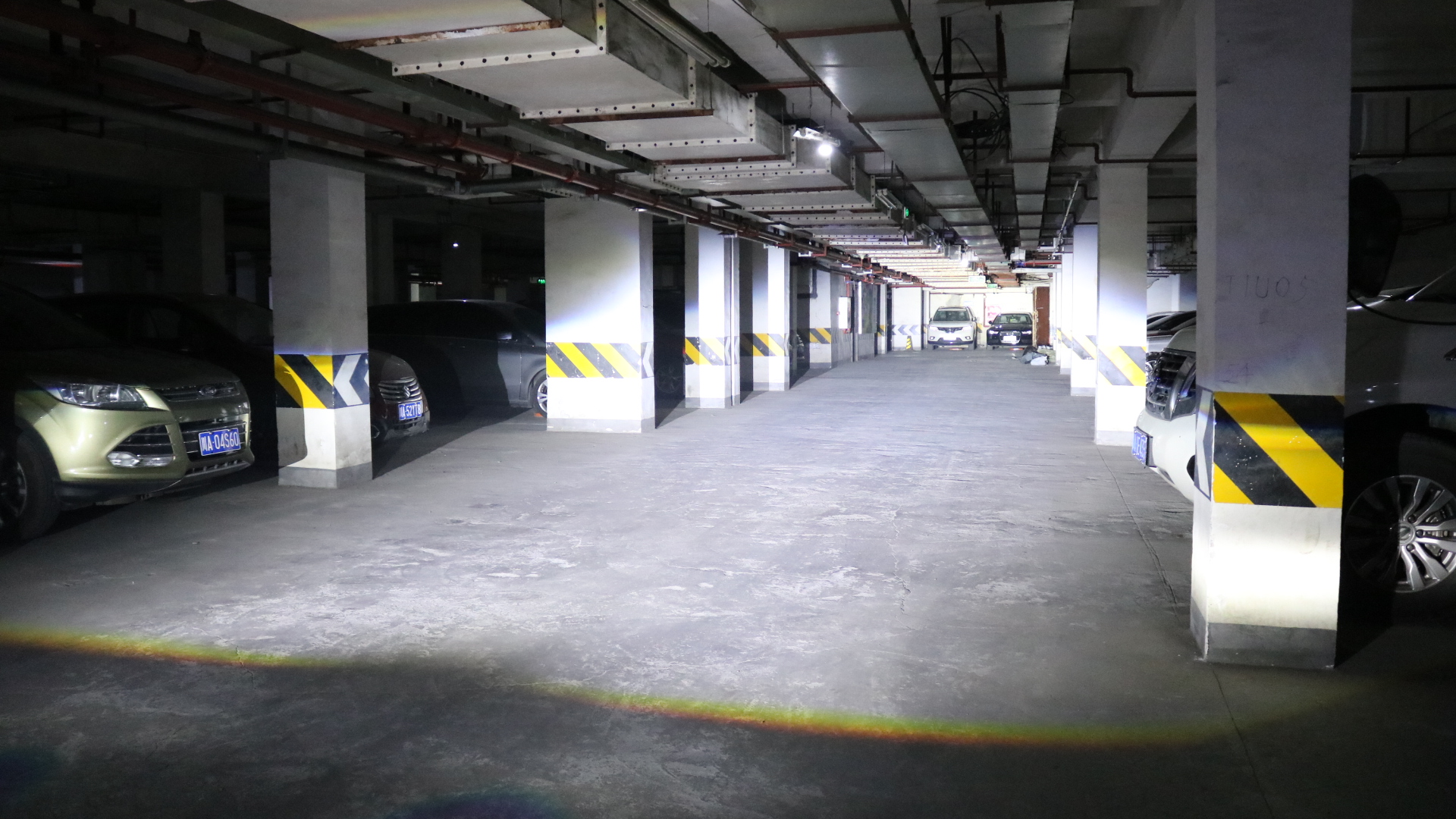 改裝完成后遠近光效果展示