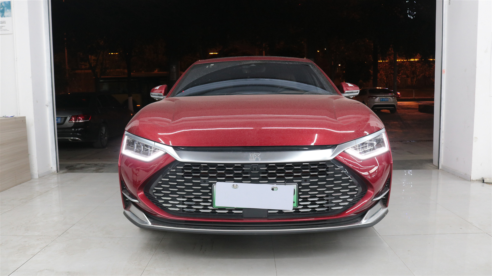 成都比亞迪漢車燈改裝激光LED透鏡